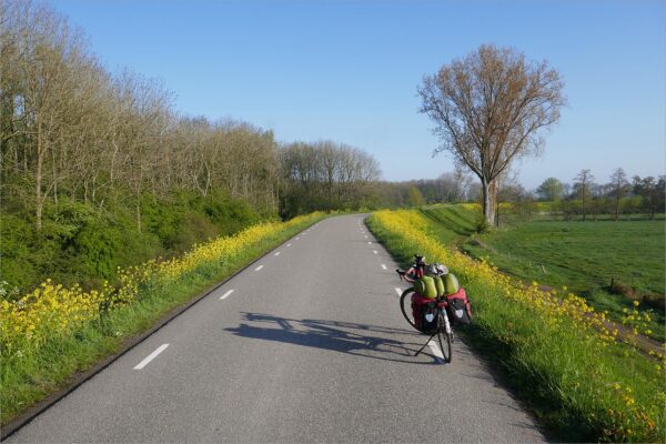 fietsen dijk Nederhemert