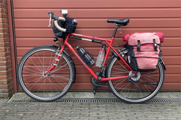 fiets met bagage